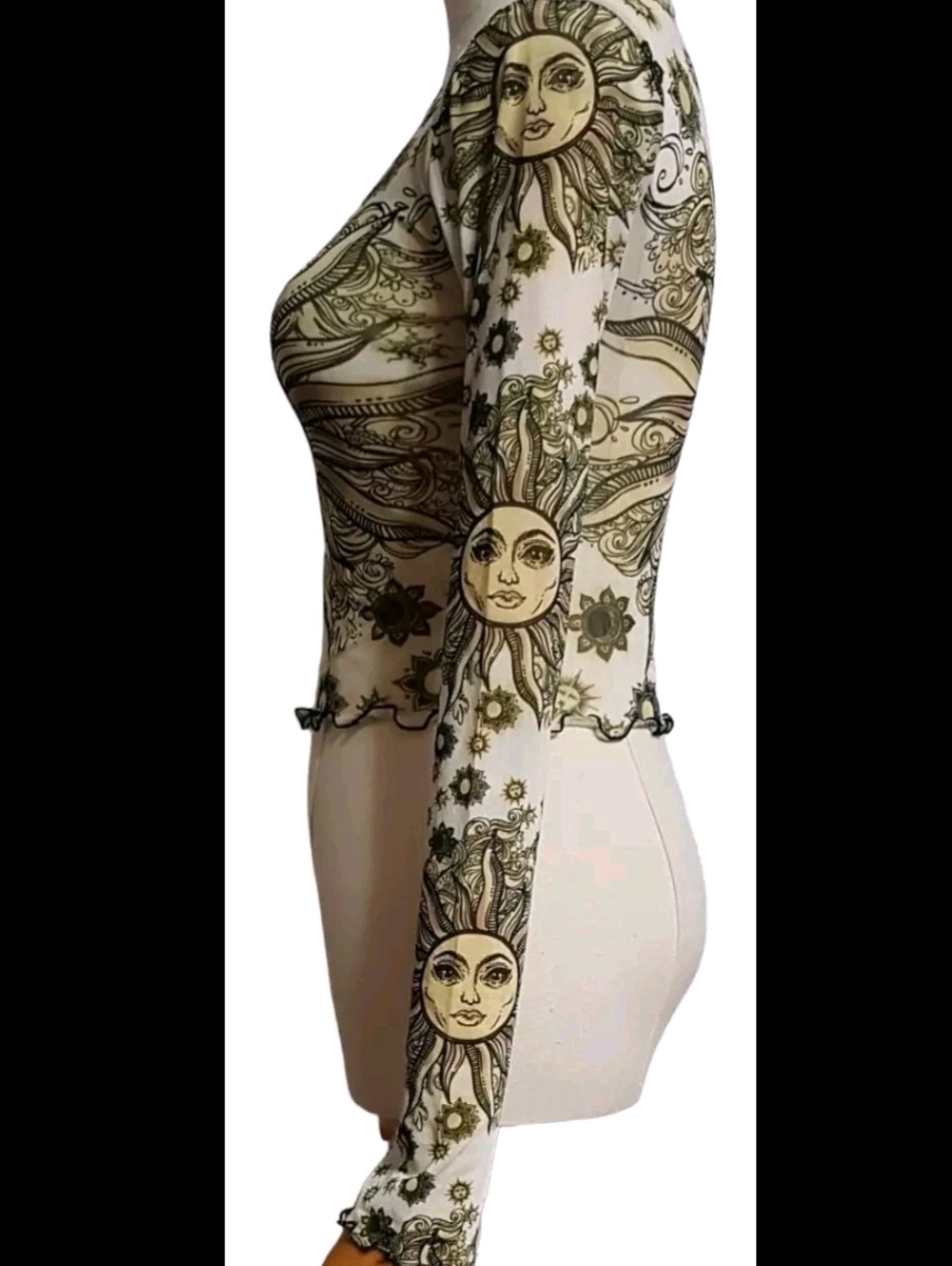 Celestial Sun Mesh Top - Picture 3 of 7